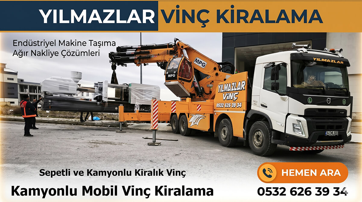 kiralık kamyonlu vinç