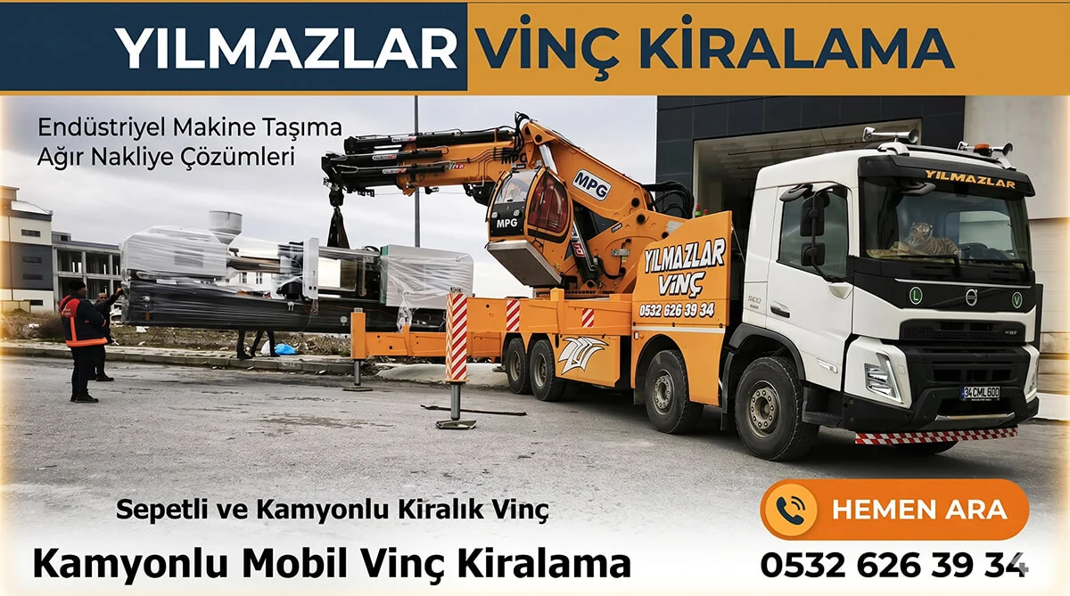kiralık kamyonlu vinç